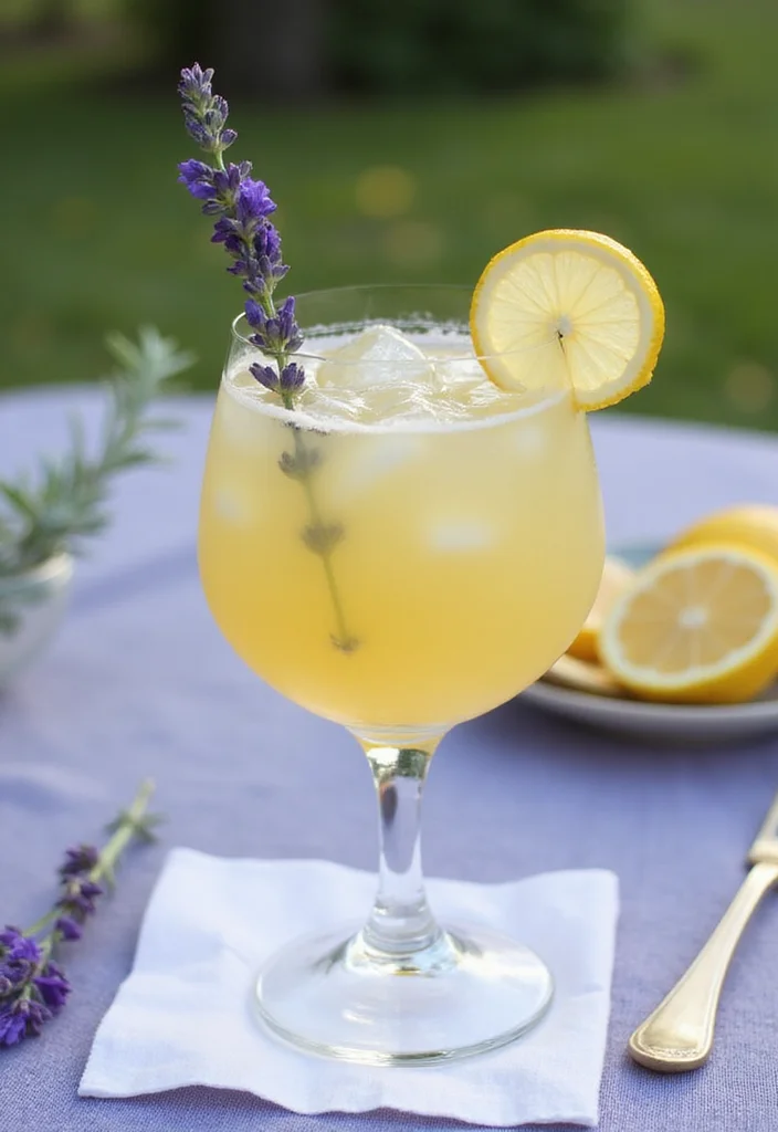 10 Healthy Cocktail Recipes With Fresh Clean Ingredients - 8. Lavender Lemonade Spritz