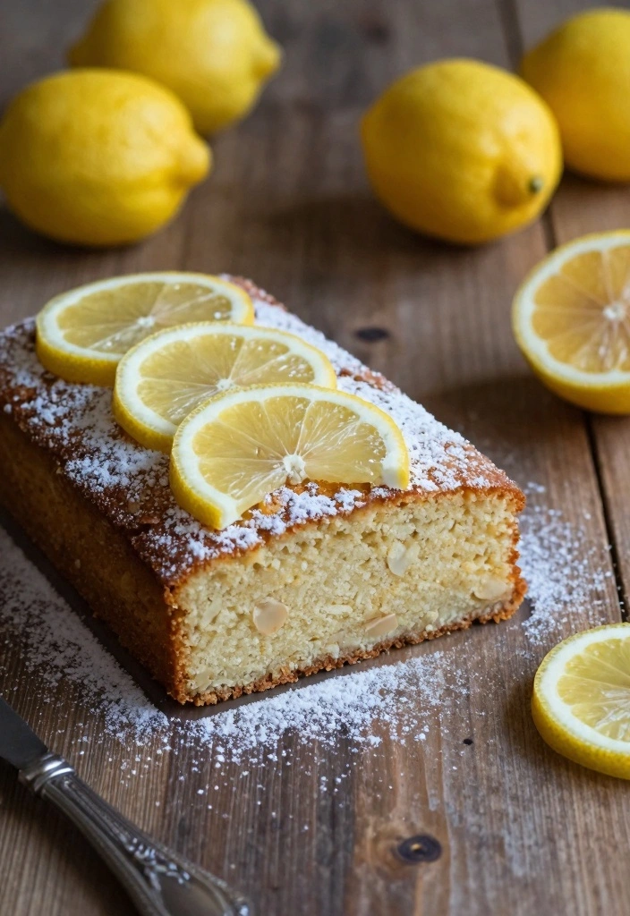 10 Not Too Sweet Cake Recipes for Balanced Everyday Treats - 1. Almond Flour Lemon Cake