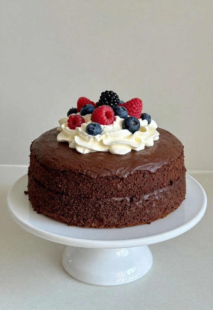 10 Not Too Sweet Cake Recipes for Balanced Everyday Treats - 2. Greek Yogurt Chocolate Cake