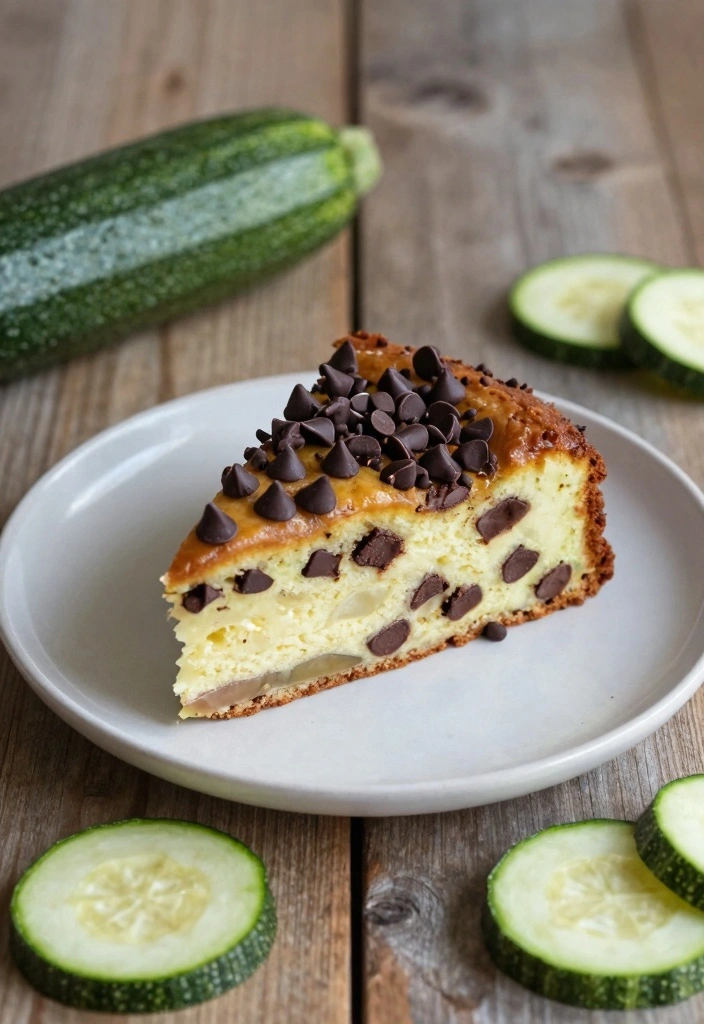 10 Not Too Sweet Cake Recipes for Balanced Everyday Treats - 5. Zucchini Chocolate Chip Cake