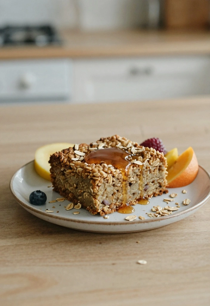 10 Not Too Sweet Cake Recipes for Balanced Everyday Treats - 9. Maple Oatmeal Cake