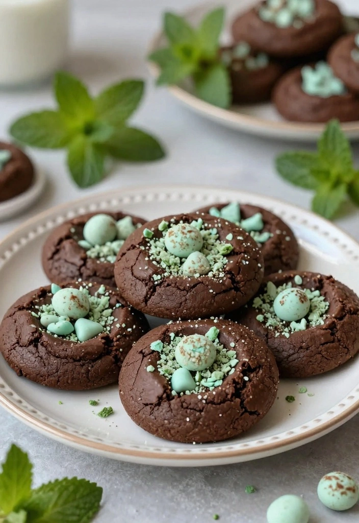 10 Pillsbury Cookie Recipes for Simple Everyday Baking - 6. Chocolate Mint Cookies
