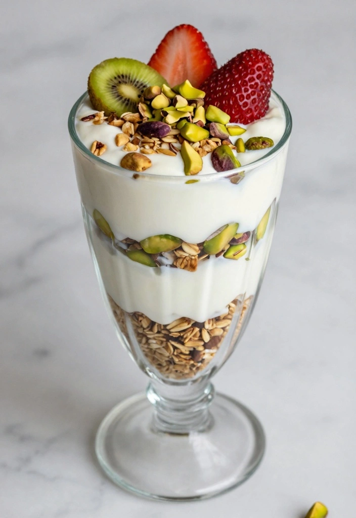 10 Pistachio Dessert Recipes for Nutty Sweet Flavor - 6. Pistachio Yogurt Parfait