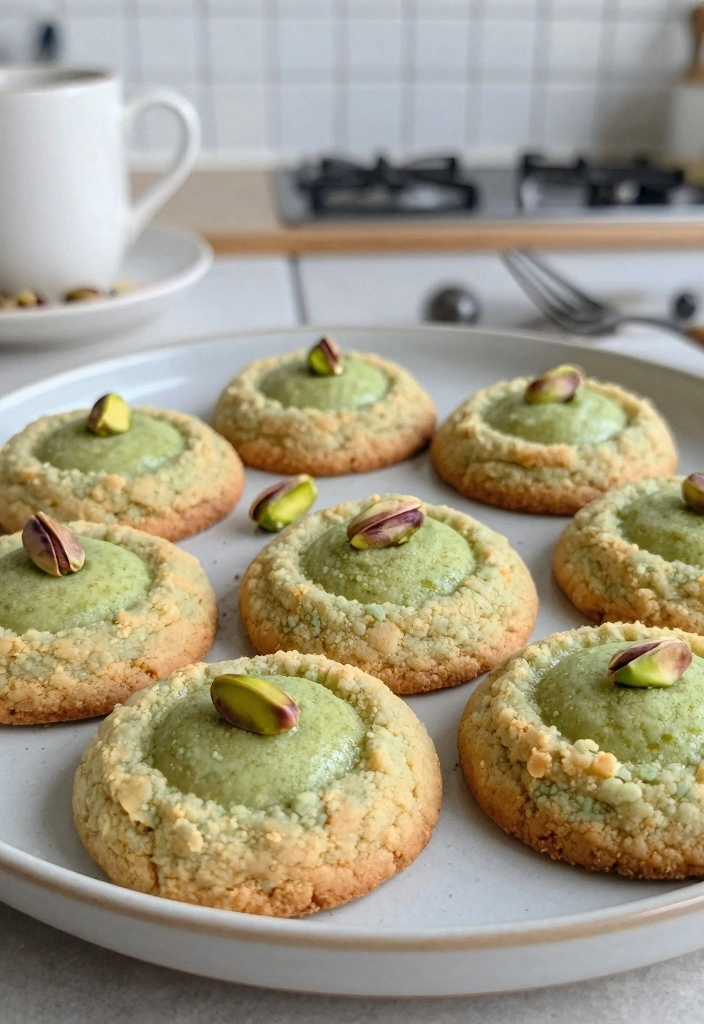 10 Pistachio Dessert Recipes for Nutty Sweet Flavor - 7. Pistachio Flourless Cookies