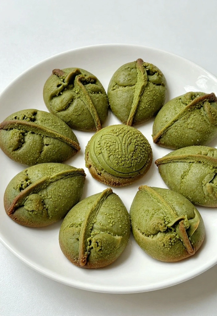 10 Puff Pastry Cookie Recipes for Crisp Light Sweets - 9. Matcha Green Tea Puff Pastry Cookies