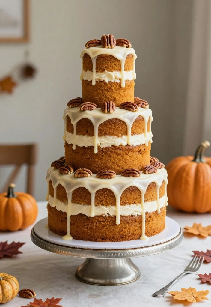 10 Pumpkin Spice Cake Recipes for Cozy Fall Baking - 4. Pumpkin Spice Layer Cake with Maple Frosting