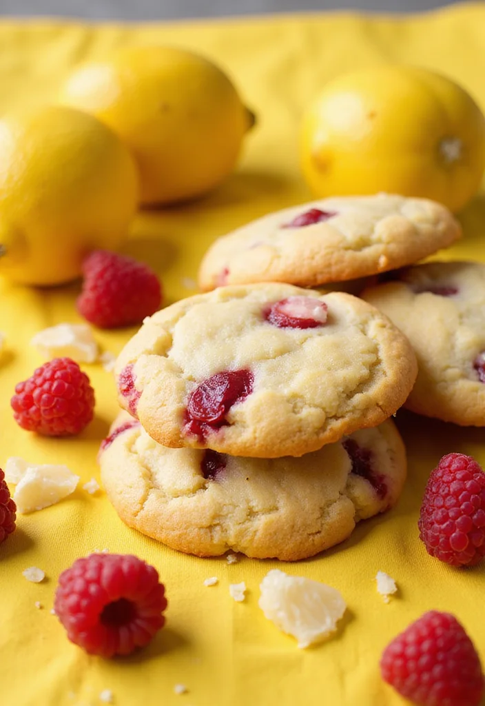 10 Raspberry Cookie Recipes for Bright Fruity Flavor - 2. Zesty Lemon Raspberry Cookies