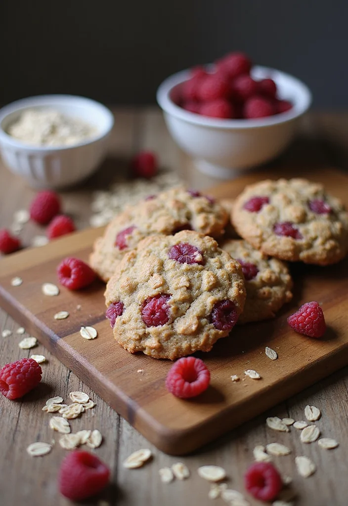 10 Raspberry Cookie Recipes for Bright Fruity Flavor - 4. Raspberry Oatmeal Cookies