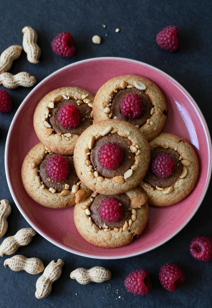 10 Raspberry Cookie Recipes for Bright Fruity Flavor - 7. Raspberry Peanut Butter Cookies