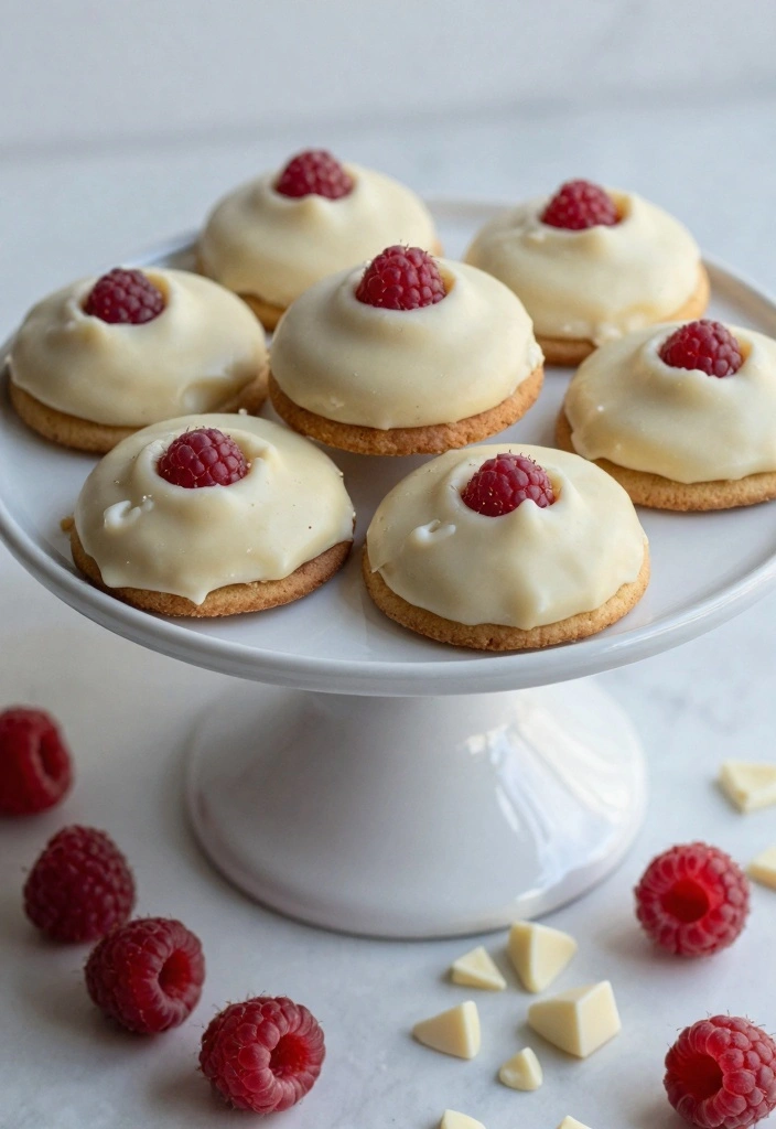 10 Raspberry Cookie Recipes for Bright Fruity Flavor - 8. Raspberry White Chocolate Cookies