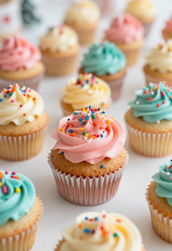 10 Recipes With Sugar Cookie Mix for Fast Easy Treats - 2. Sugar Cookie Cupcakes