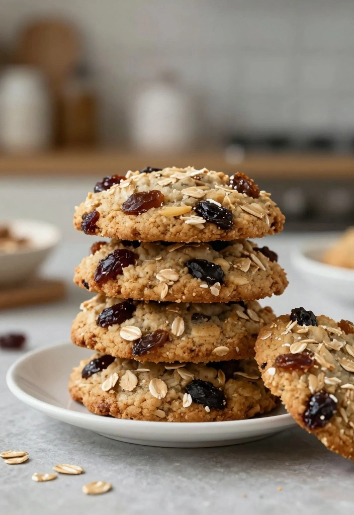 10 Slice and Bake Cookie Recipes for Easy Make Ahead Treats - 2. Vegan Oatmeal Raisin Cookies