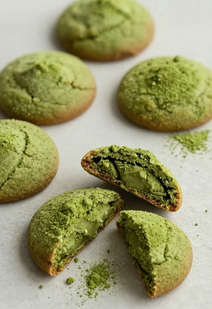 10 Slice and Bake Cookie Recipes for Easy Make Ahead Treats - 5. No-Bake Matcha Cookies