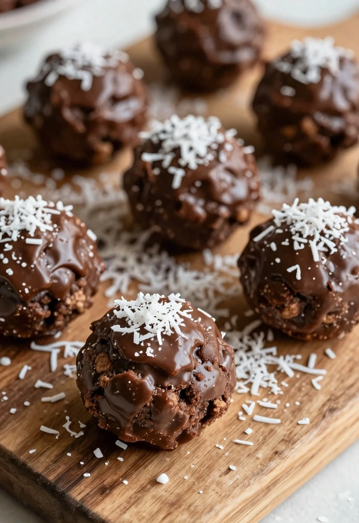 10 Small Dessert Recipes for Simple Everyday Cravings - 2. Chocolate Coconut Energy Bites