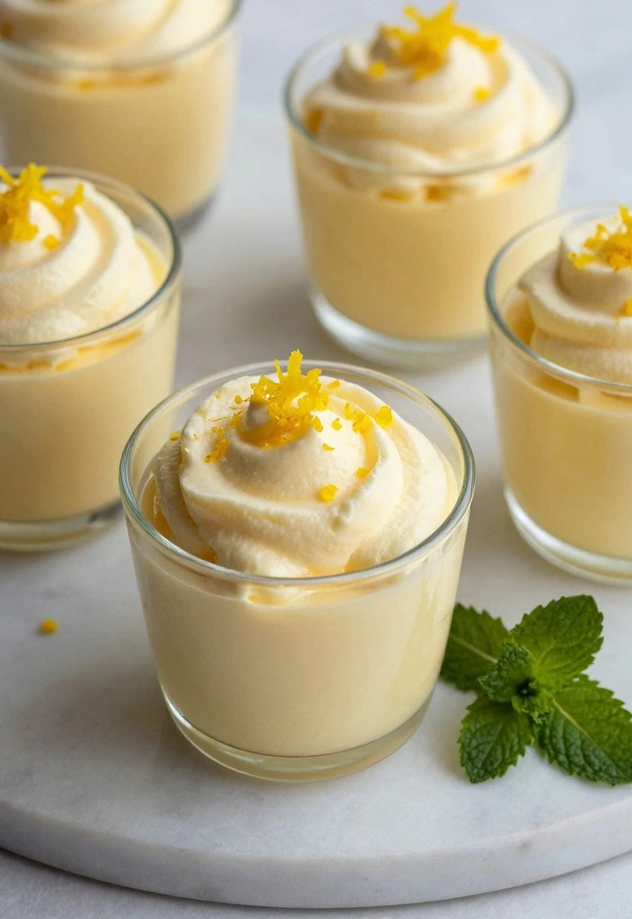 10 Small Dessert Recipes for Simple Everyday Cravings - 3. Mini Lemon Mousse Cups