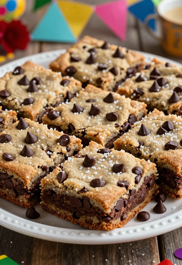 10 Tray Bake Cake Recipes for Simple Crowd Friendly Treats - 6. Chocolate Chip Cookie Sheet Cake