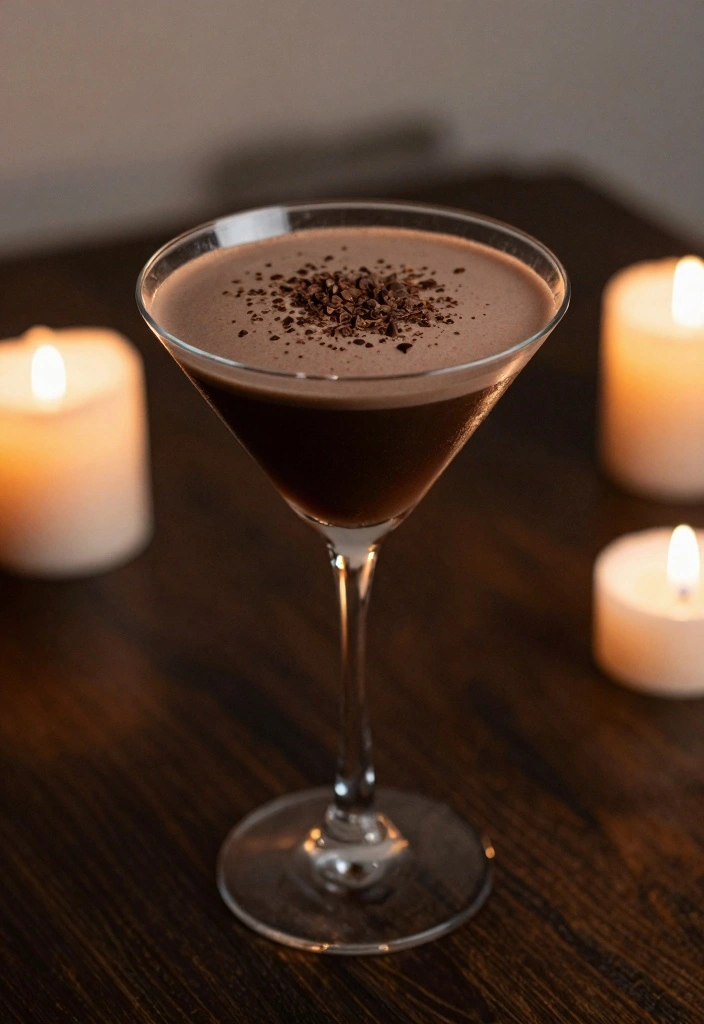 12 Champagne Cocktail Recipes for Bright Festive Flavor - 11. Chocolate Champagne Martini
