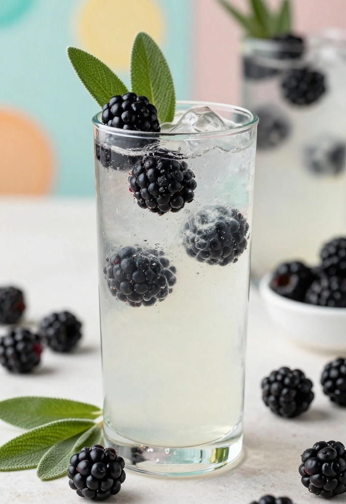 12 Champagne Cocktail Recipes for Bright Festive Flavor - 8. Blackberry Sage Fizz