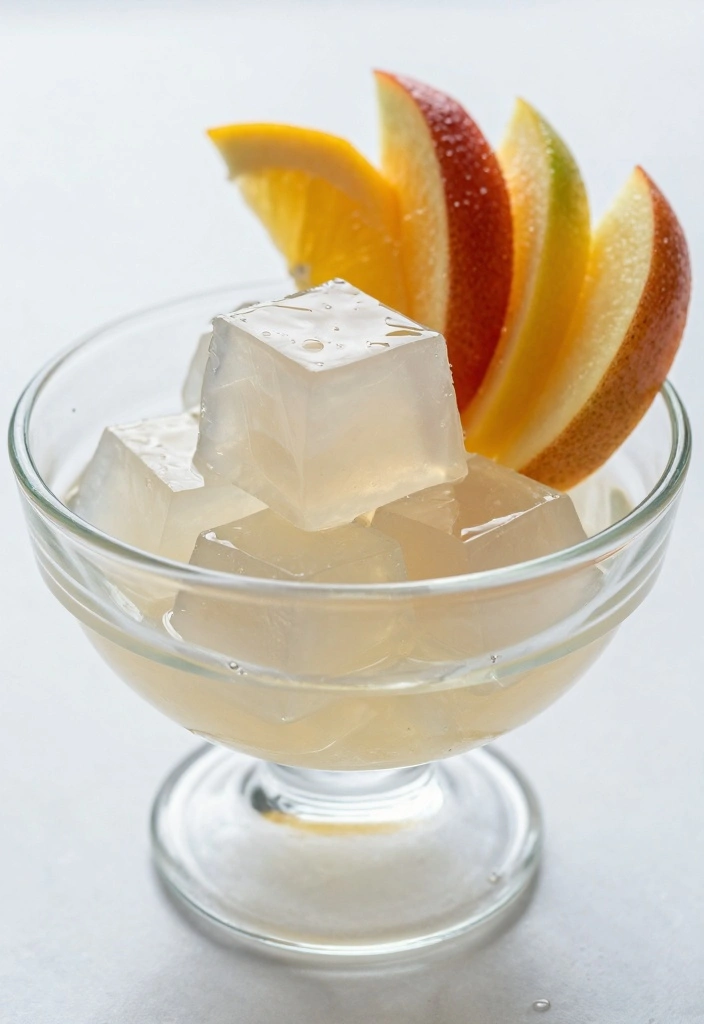 12 Chinese Dessert Recipes for Light Flavorful Sweets - 4. Almond Jelly with Fruits