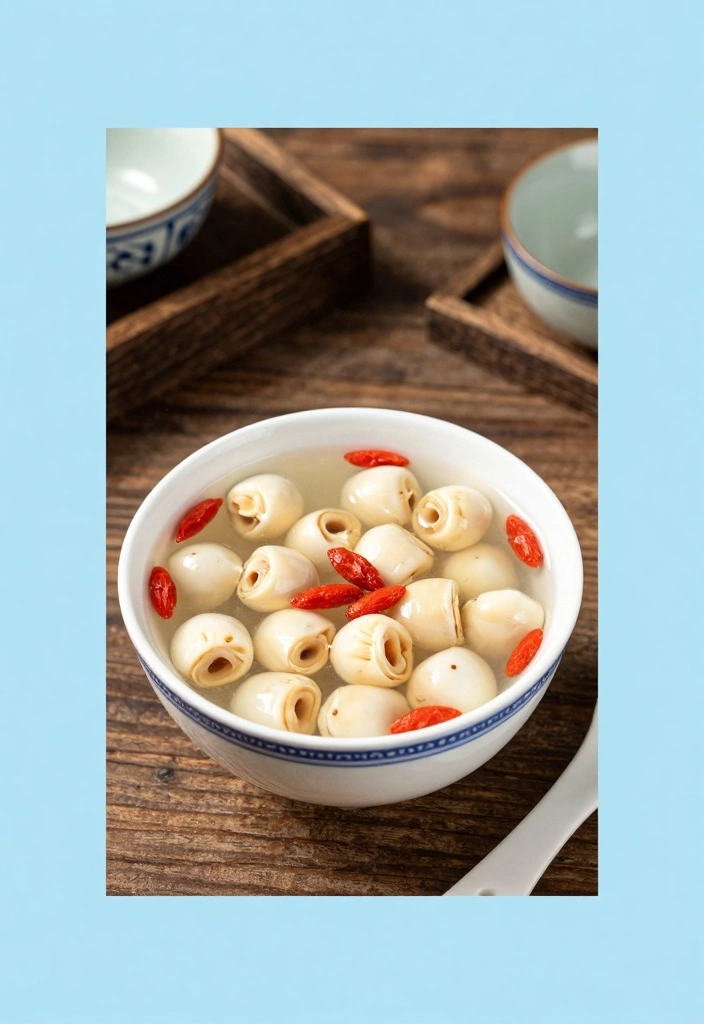 12 Chinese Dessert Recipes for Light Flavorful Sweets - 7. Lotus Seed Soup