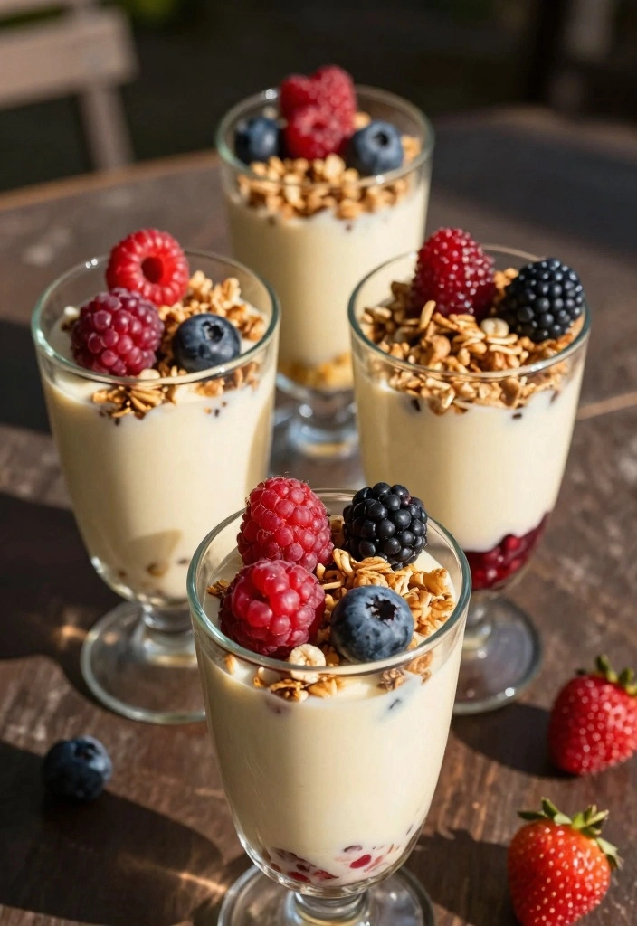 12 Dessert Pudding Recipes for Creamy Comforting Treats - 9. Berry Bliss Pudding Parfaits