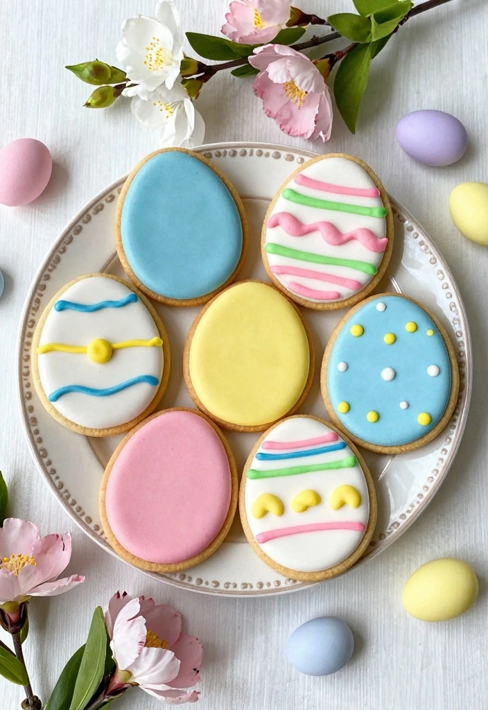 12 Easter Baking Recipes for Bright Festive Treats 23 12 Easter Baking Recipes for Bright Festive Treats - 3. Colorful Easter Egg Cookies