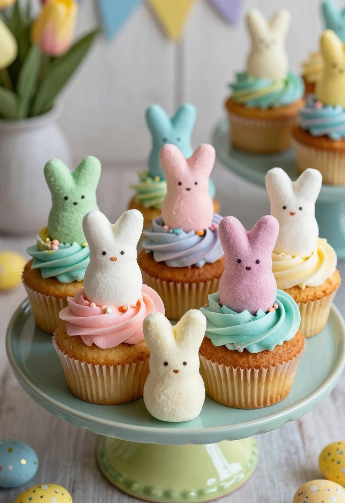 12 Easter Baking Recipes for Bright Festive Treats 56 12 Easter Baking Recipes for Bright Festive Treats - 6. Gluten-Free Peeps Cupcakes