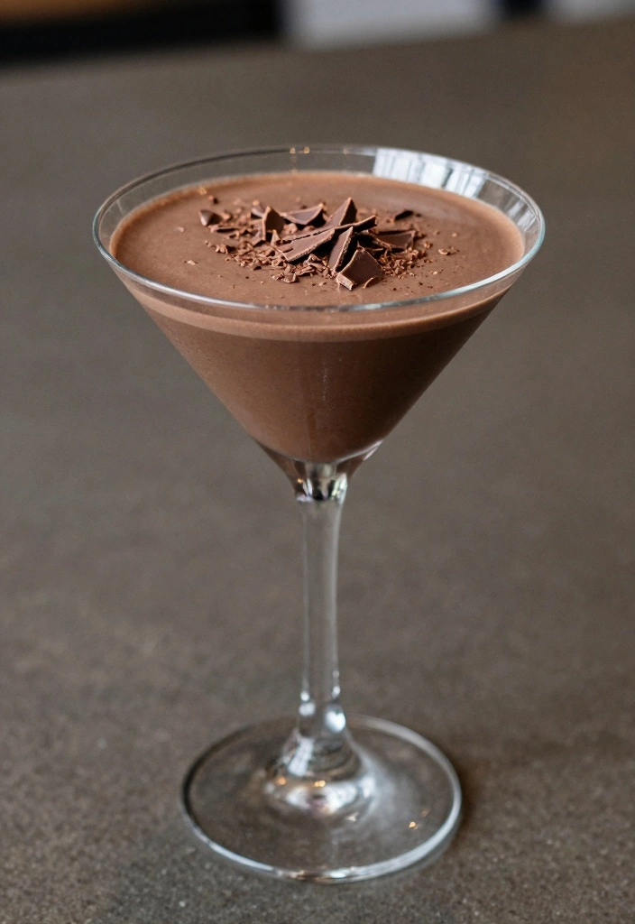 12 Fall Cocktail Recipes for Warm Cozy Seasonal Sips - 10. Chocolate Mint Martini