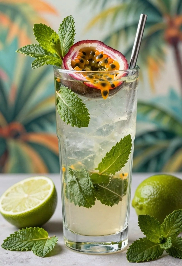 12 Fruity Cocktail Recipes for Fresh Vibrant Flavor - 1. Tropical Passion Fruit Mojito