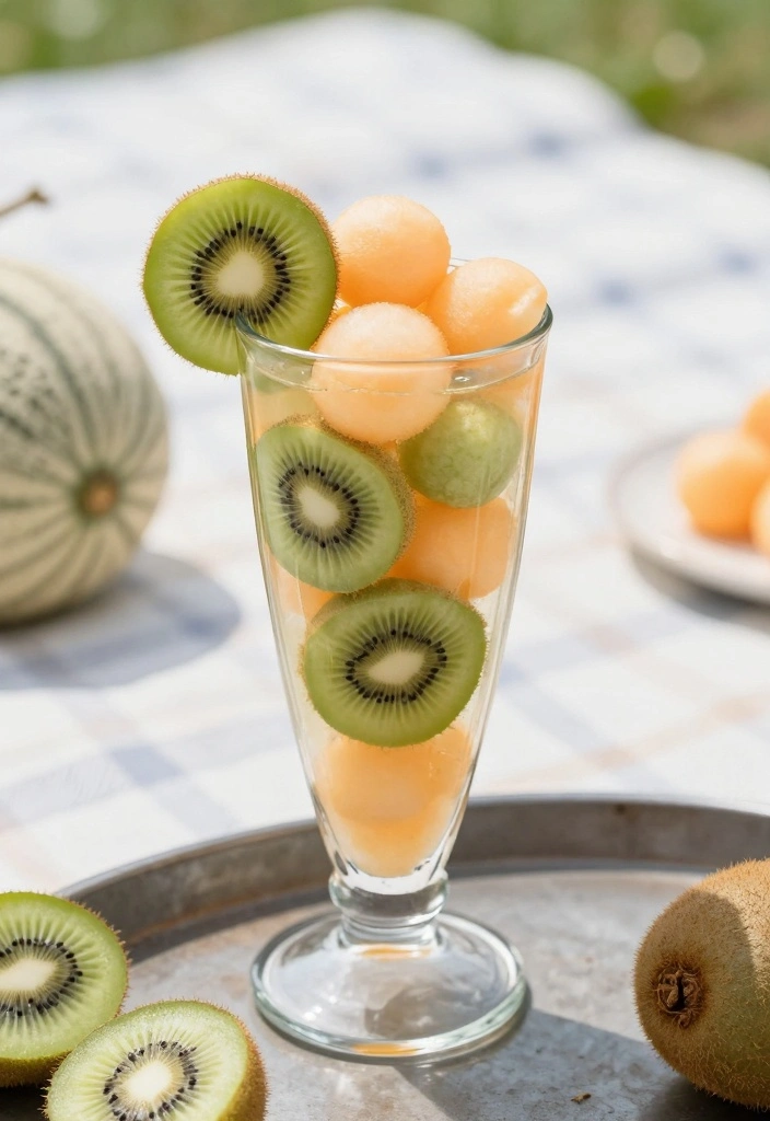 12 Fruity Cocktail Recipes for Fresh Vibrant Flavor - 10. Kiwi Melon Cooler