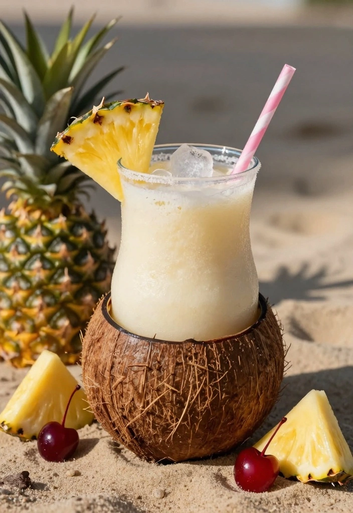 12 Fruity Cocktail Recipes for Fresh Vibrant Flavor - 2. Pineapple Coconut Pina Colada