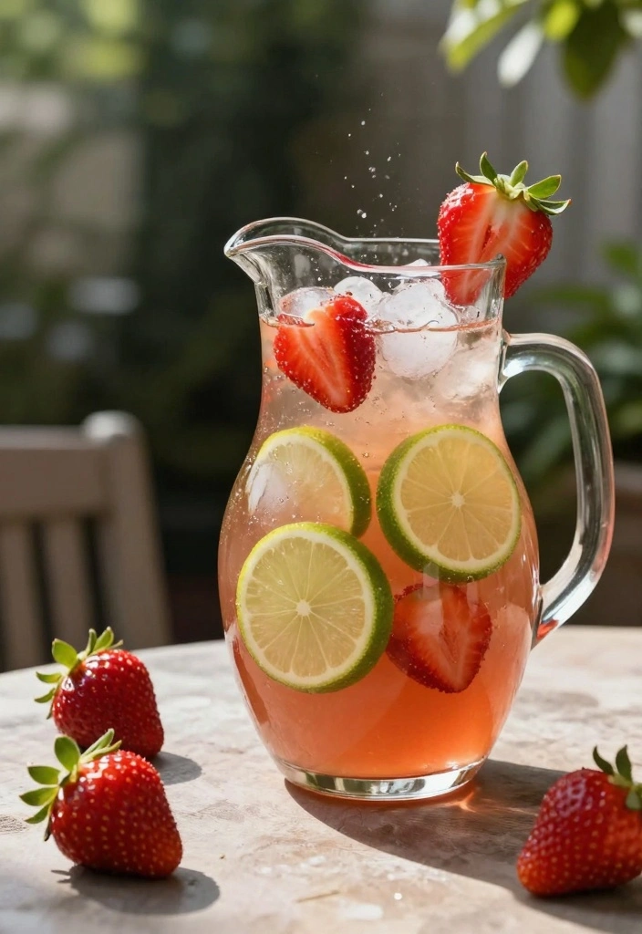 12 Fruity Cocktail Recipes for Fresh Vibrant Flavor - 5. Strawberry Limeade Sangria