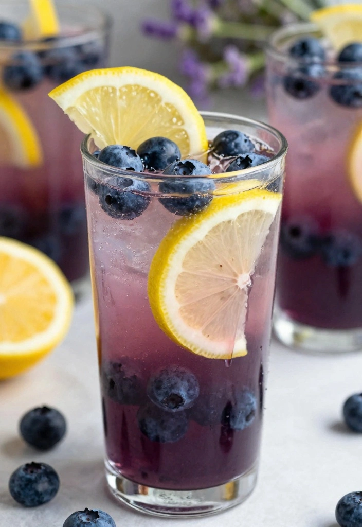 12 Fruity Cocktail Recipes for Fresh Vibrant Flavor - 6. Blueberry Lavender Lemonade