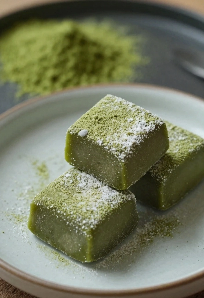 12 Japanese Dessert Recipes for Elegant Delicate Treats - 1. Matcha Mochi