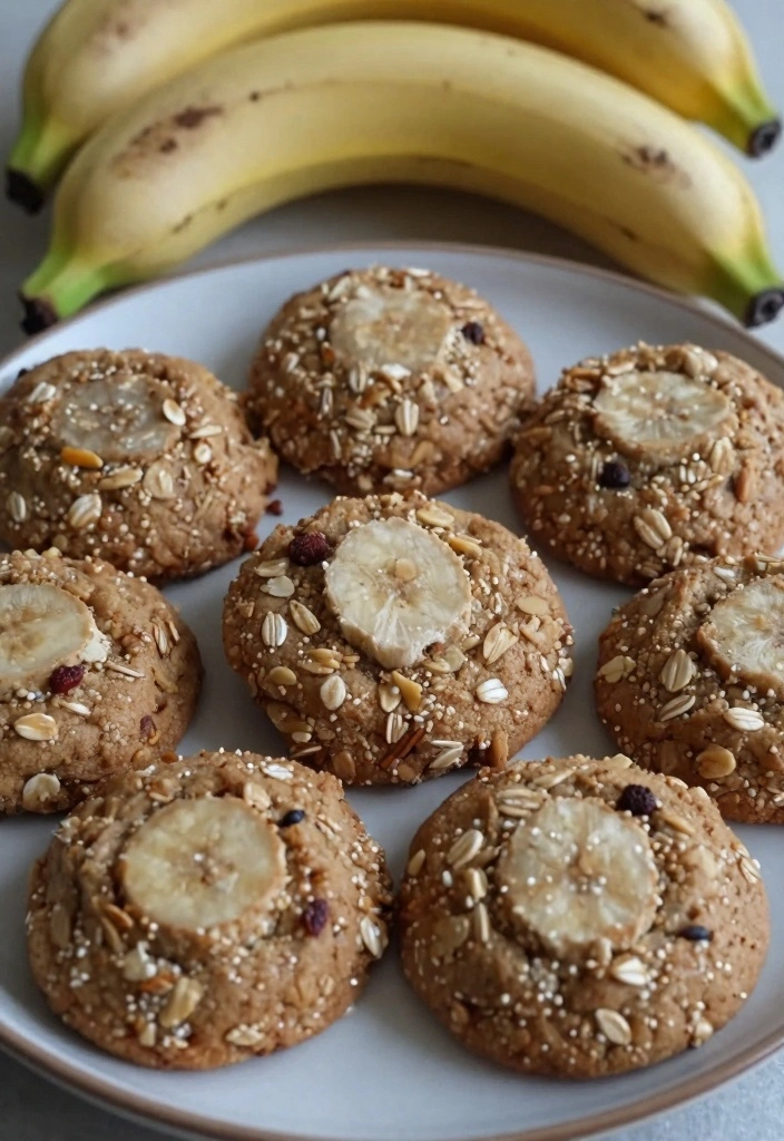 12 No Bake Recipes for Quick Easy Treats - 6. Banana Oatmeal Cookies