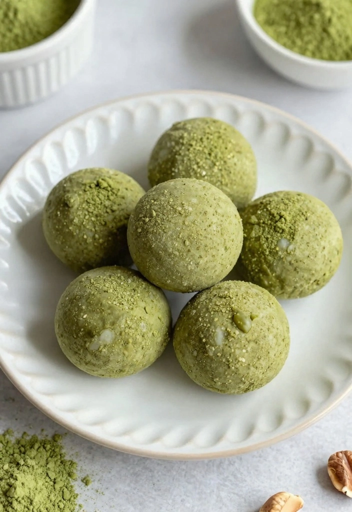 12 No Bake Recipes for Quick Easy Treats - 7. No Bake Matcha Energy Bites