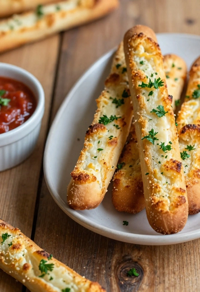 12 Savory Baking Recipes for Rich Flavorful Meals - 1. Cheesy Cauliflower Breadsticks