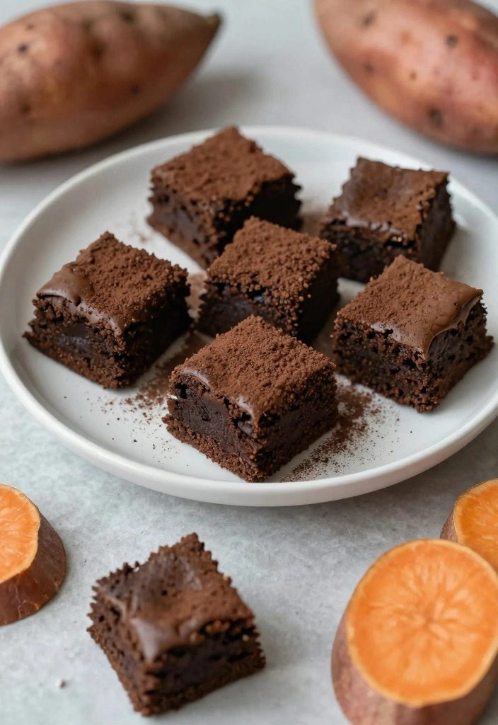 12 Spring Baking Recipes for Light Fresh Seasonal Treats - 11. Sweet Potato Brownie Bites