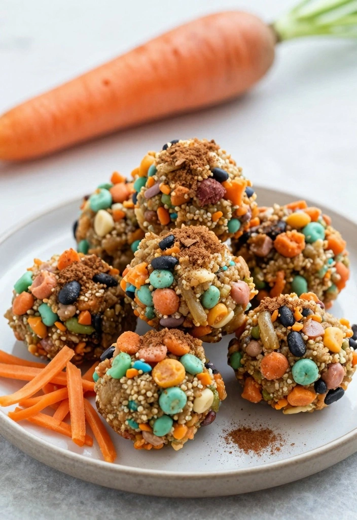 12 Spring Baking Recipes for Light Fresh Seasonal Treats - 5. Carrot Cake Energy Bites
