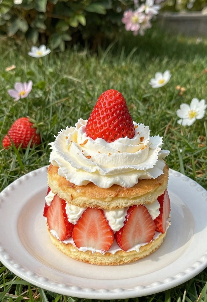 12 Spring Dessert Recipes for Light Fresh Seasonal Treats - 1. Strawberry Shortcake with Whipped Coconut Cream
