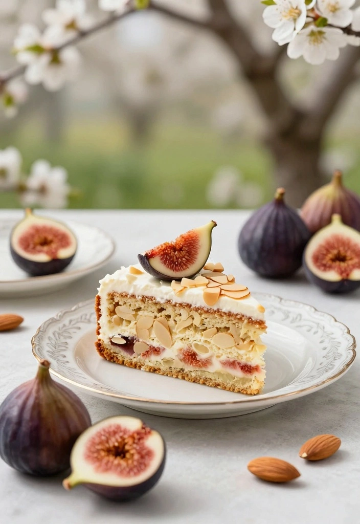 12 Spring Dessert Recipes for Light Fresh Seasonal Treats - 12. Almond and Fig Cake
