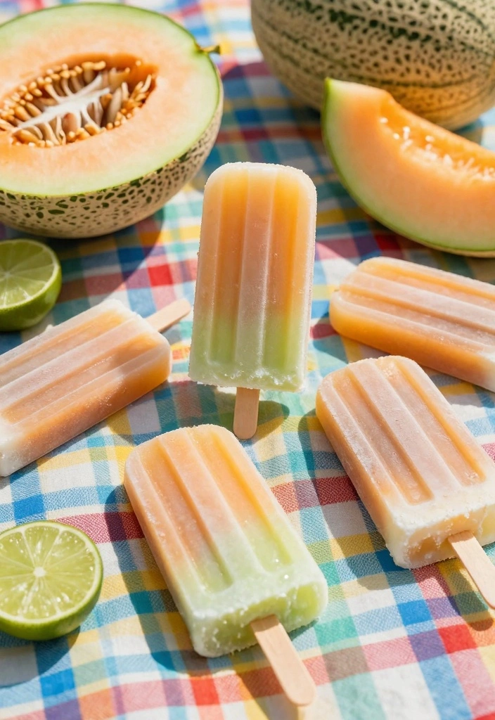 12 Spring Dessert Recipes for Light Fresh Seasonal Treats - 8. Honeydew Melon Popsicles