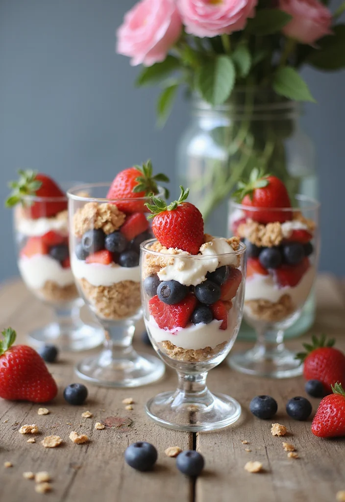 12 Wedding Dessert Recipes for Elegant Crowd Pleasing Treats - 3. Berry and Chia Seed Parfaits