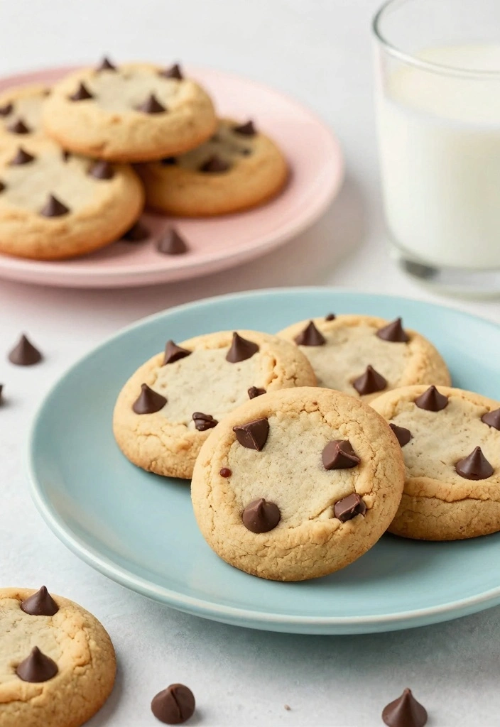 9 Mini Cookie Recipes for Cute Quick Bites - 3. Chocolate Chip Mini Cookies