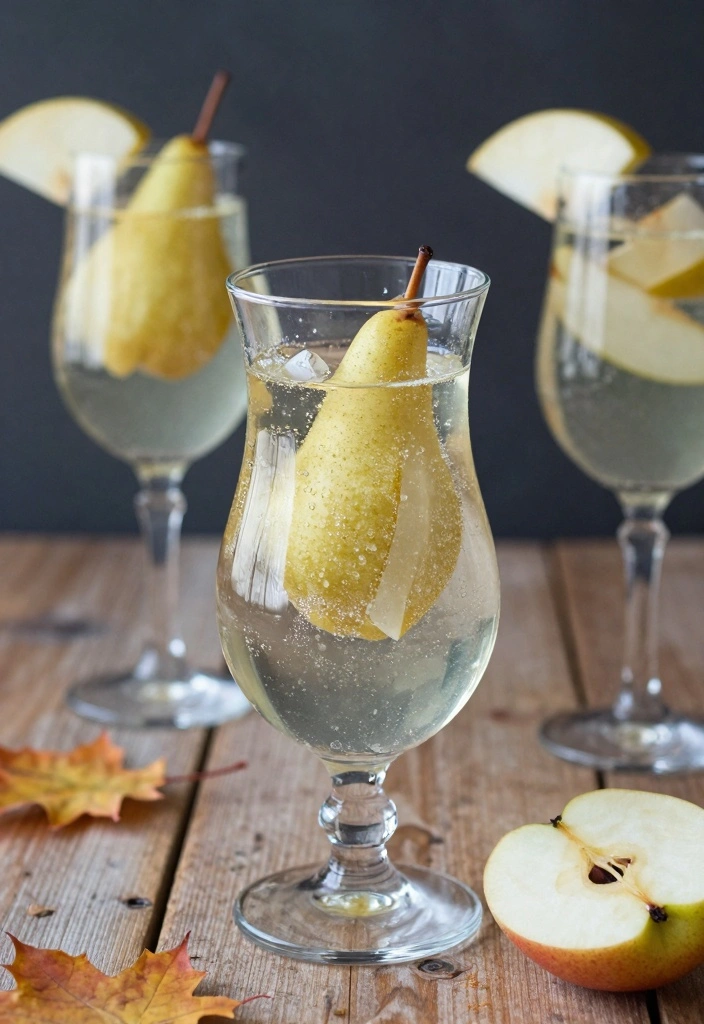9 Pear Cocktail Recipes for Light Sweet Refreshing Sips - 4. Sparkling Pear Sangria