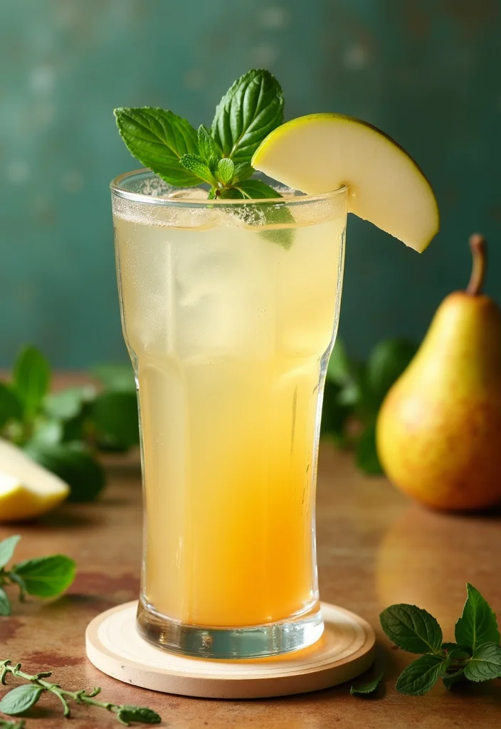 9 Pear Cocktail Recipes for Light Sweet Refreshing Sips - 9. Pear Basil Smash
